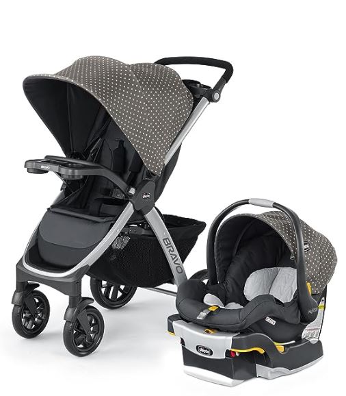 Chicco Bravo 3 in 1 travel system with stroller and car seat